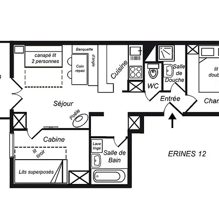 Apartment Les Erines *